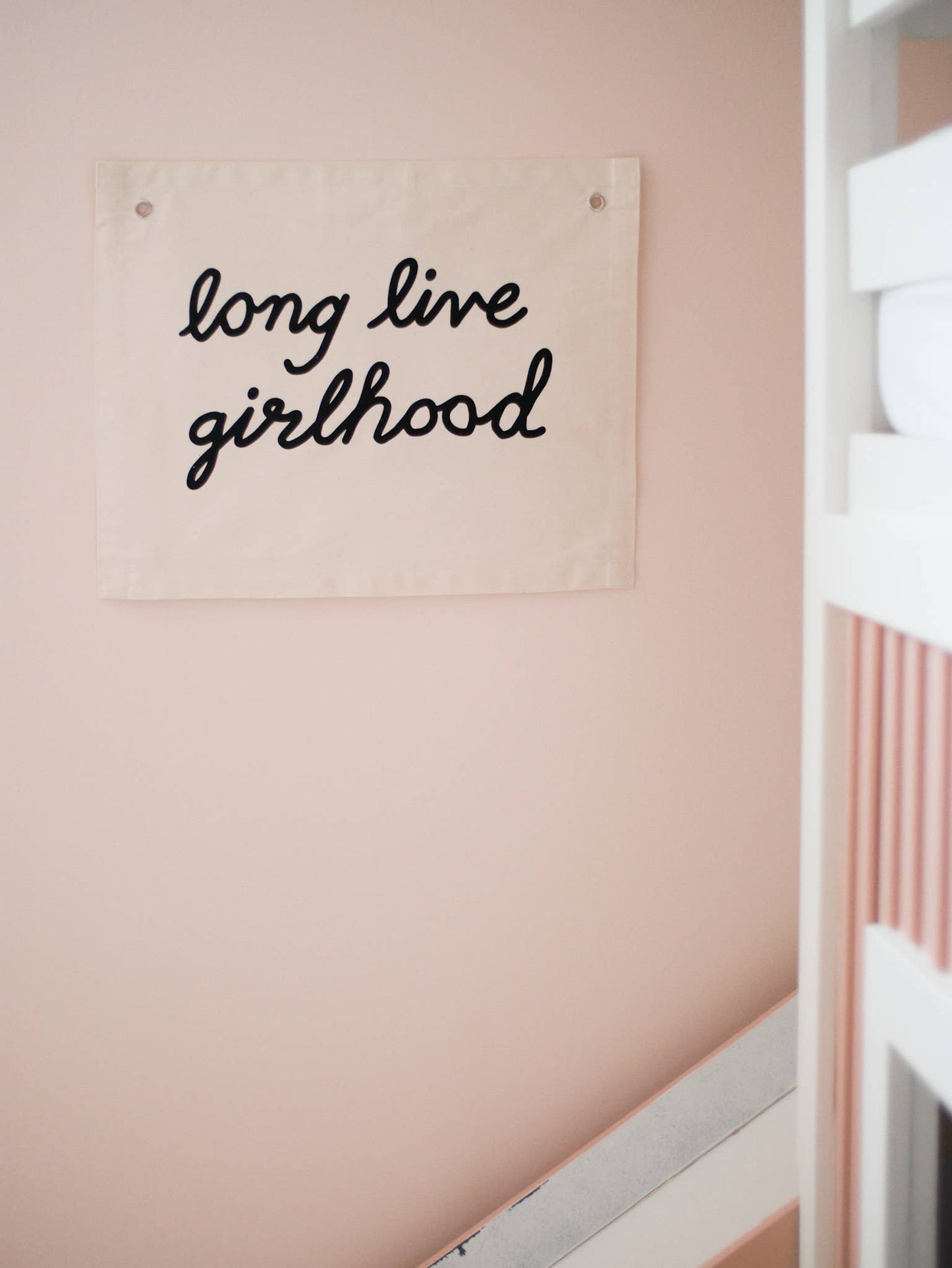 Long Live Girlhood Canvas Banner