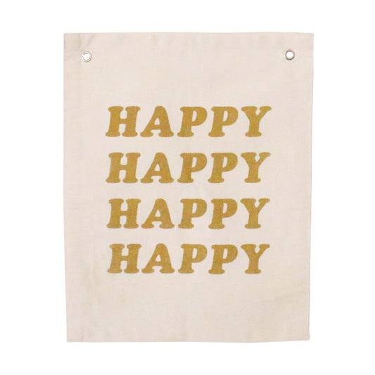 Super Happy Canvas Banner