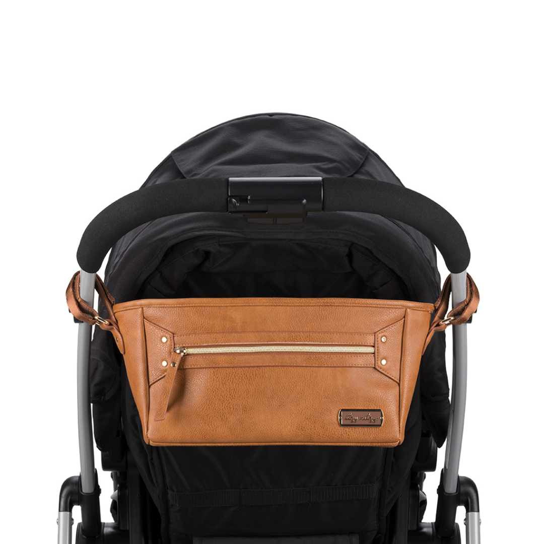 Cognac Travel Stroller Caddy